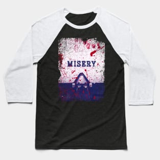 Horror and Heartache Misery Movie Tee Baseball T-Shirt